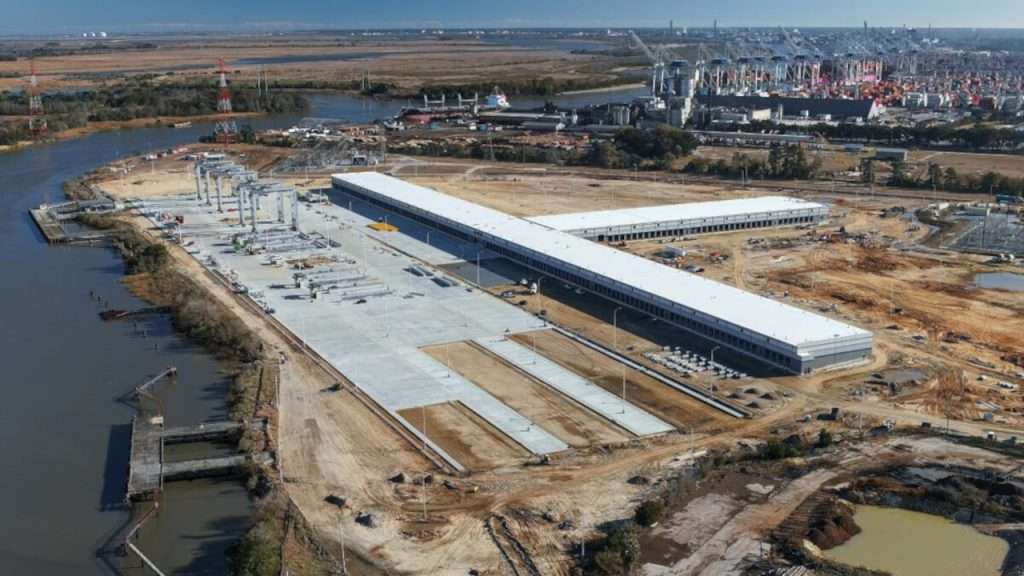 Aerial view Savannah Transload Facility