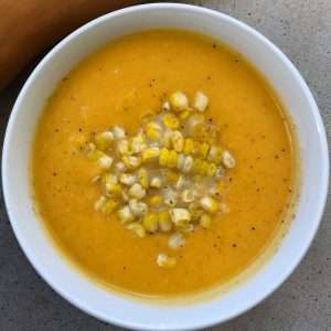 Butternut Squash and Corn Soup