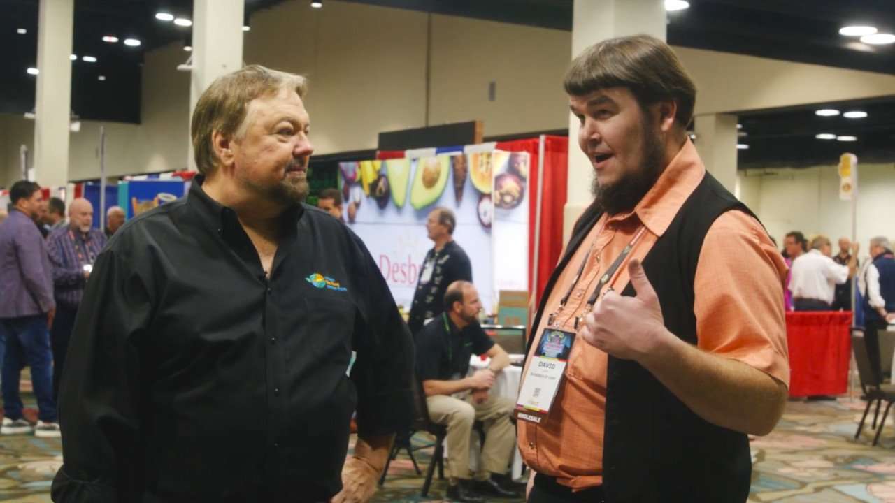 Chip on the SEPC Southern Exposure show floor. 