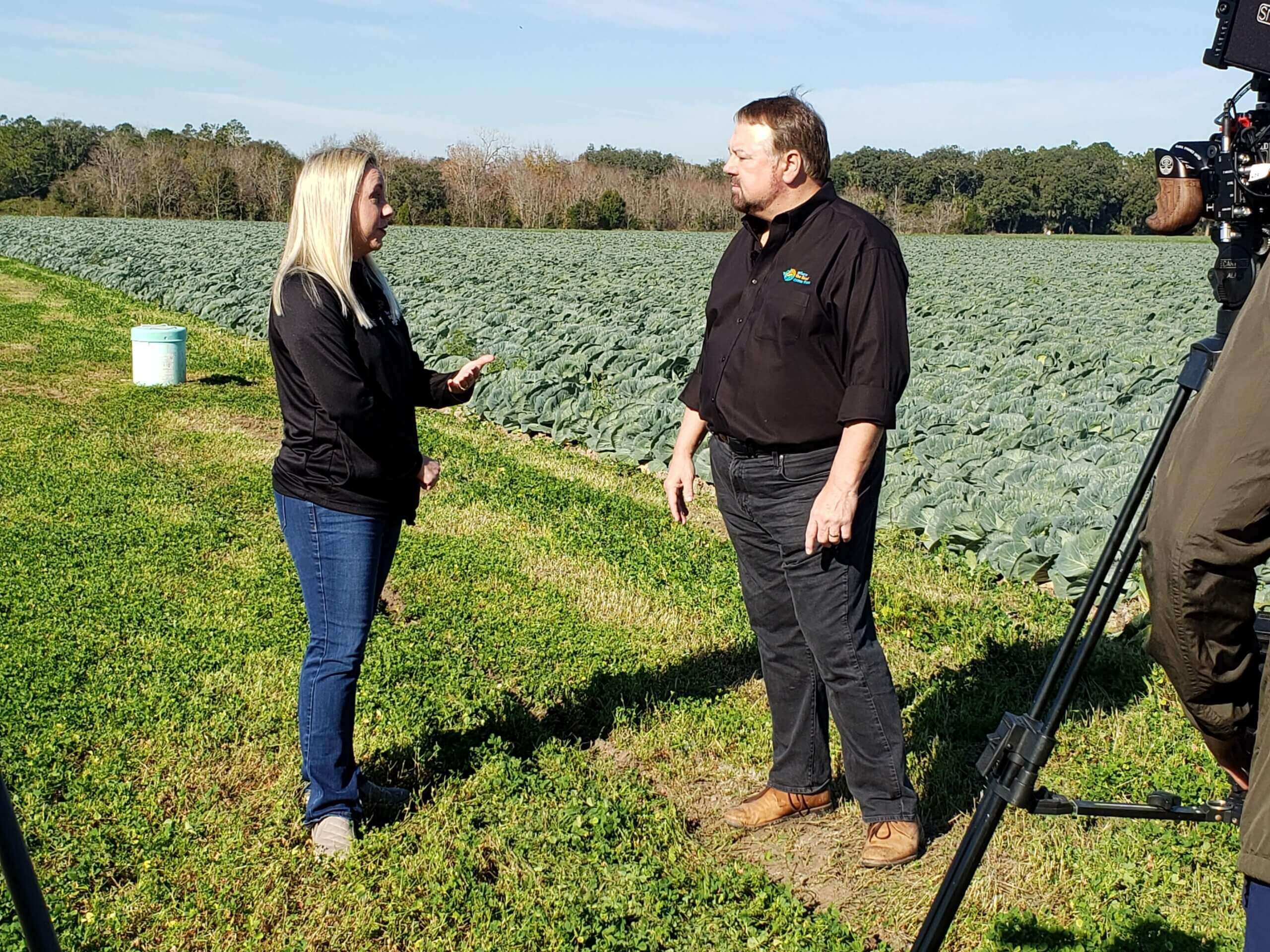 Host Chip Carter with Sherri Atwell of Feeding Florida