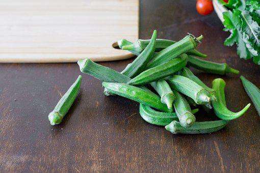 Okra from Nat Bradford's farm.