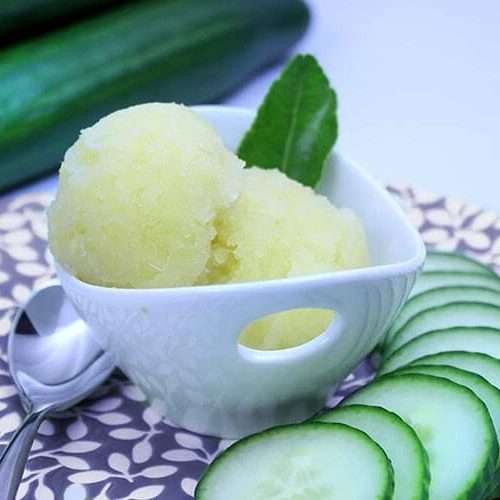 Cucumber Lime Sorbet