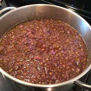 Don's Lentil & Cabbage Soup