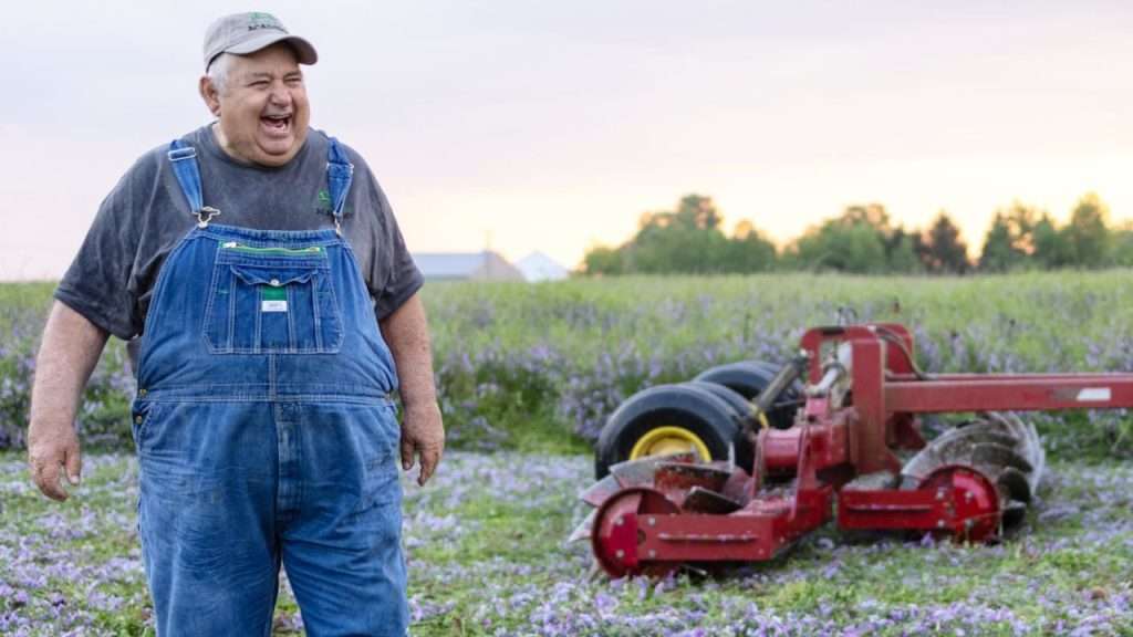 David Brandt on his farm.