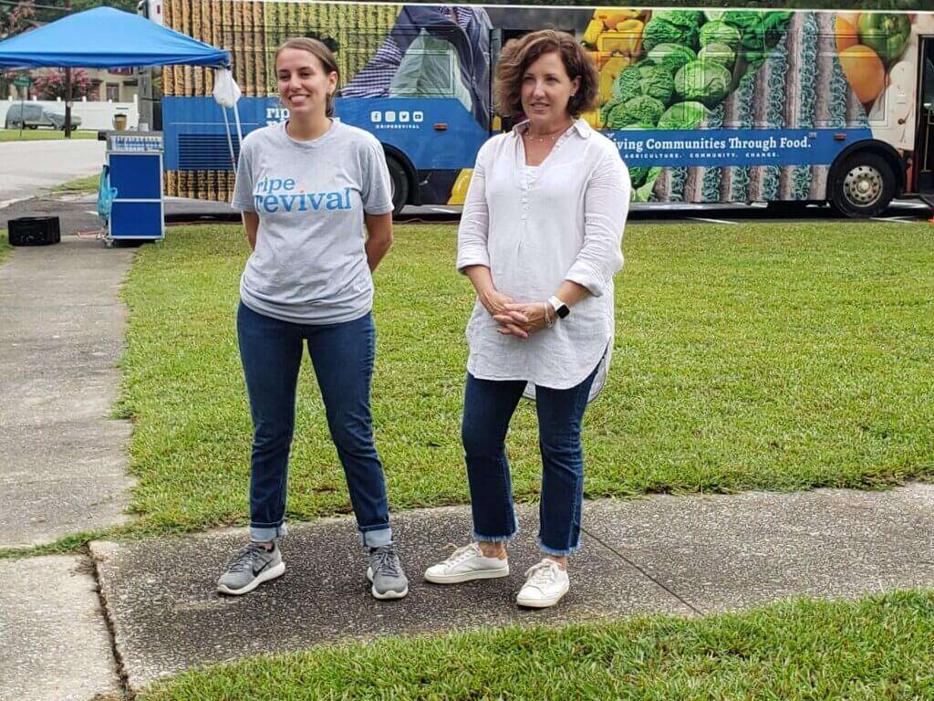 Ripe Revival's Community Health Development Director Sarah Hester and Executive Director Kara Cox.