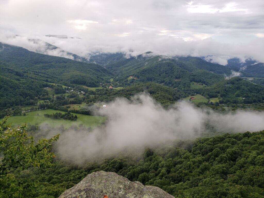 Beautiful from the top of Larry's mountain. 