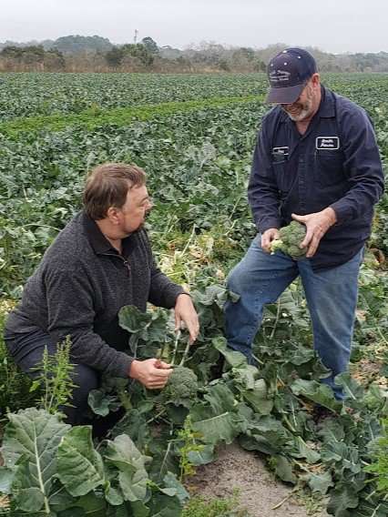 Chip and Smith's Farm Manager Gary Allman