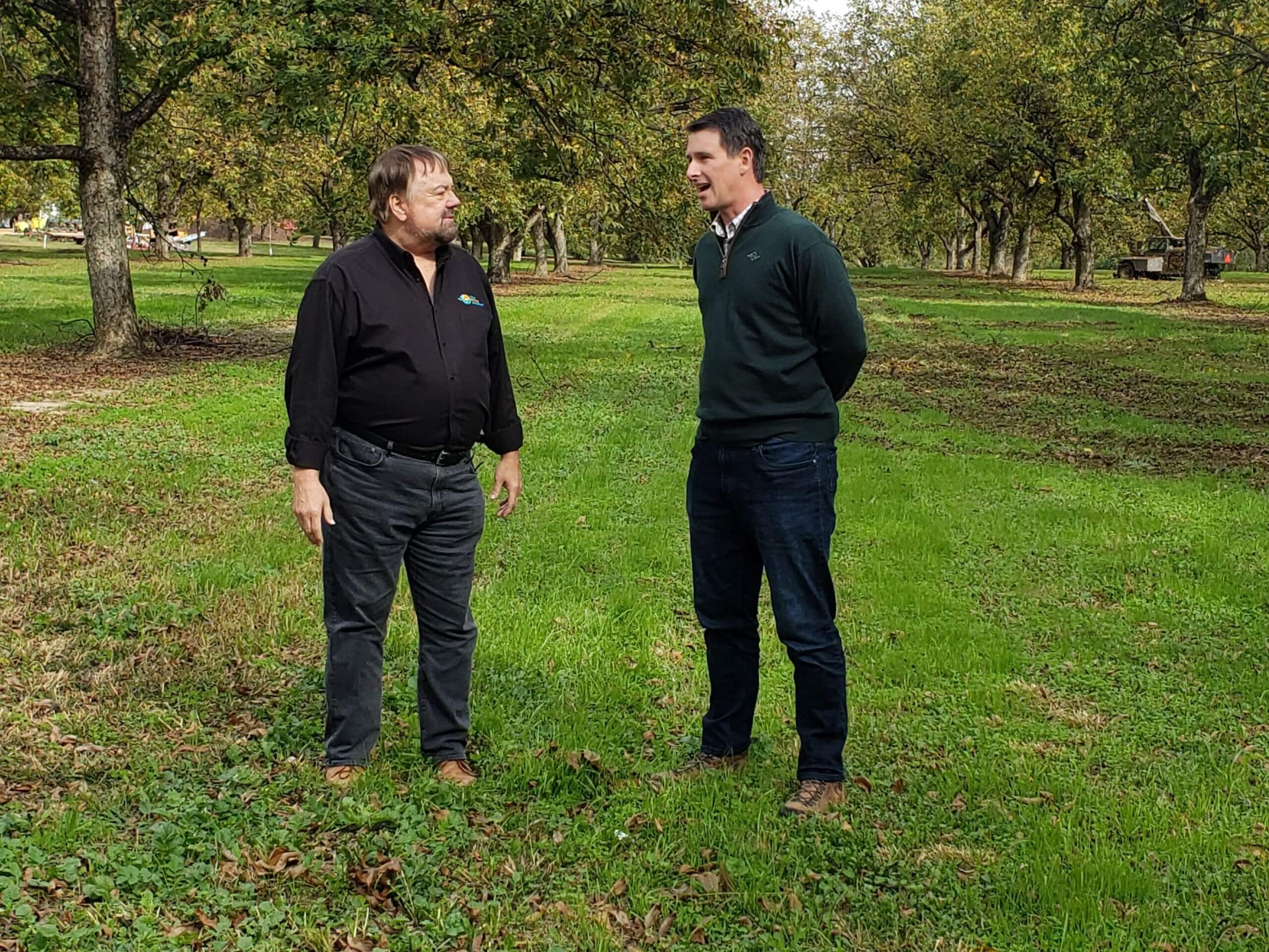 Chip Carter and R.G. Lamar, Pecan Farmer