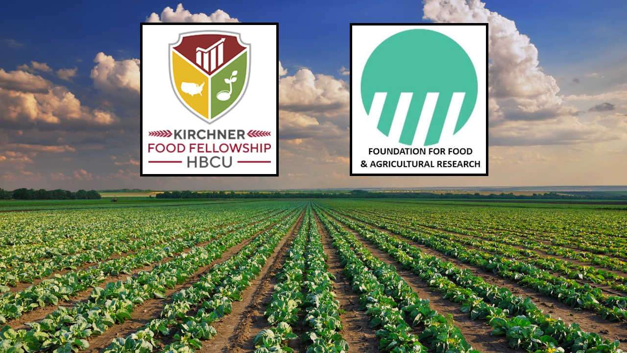 Kirchner Food Fellowship HBCU and Foundation for Food & Ag research Logos