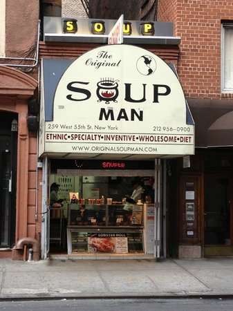 The now-famous Manhattan original location of SOUP MAN