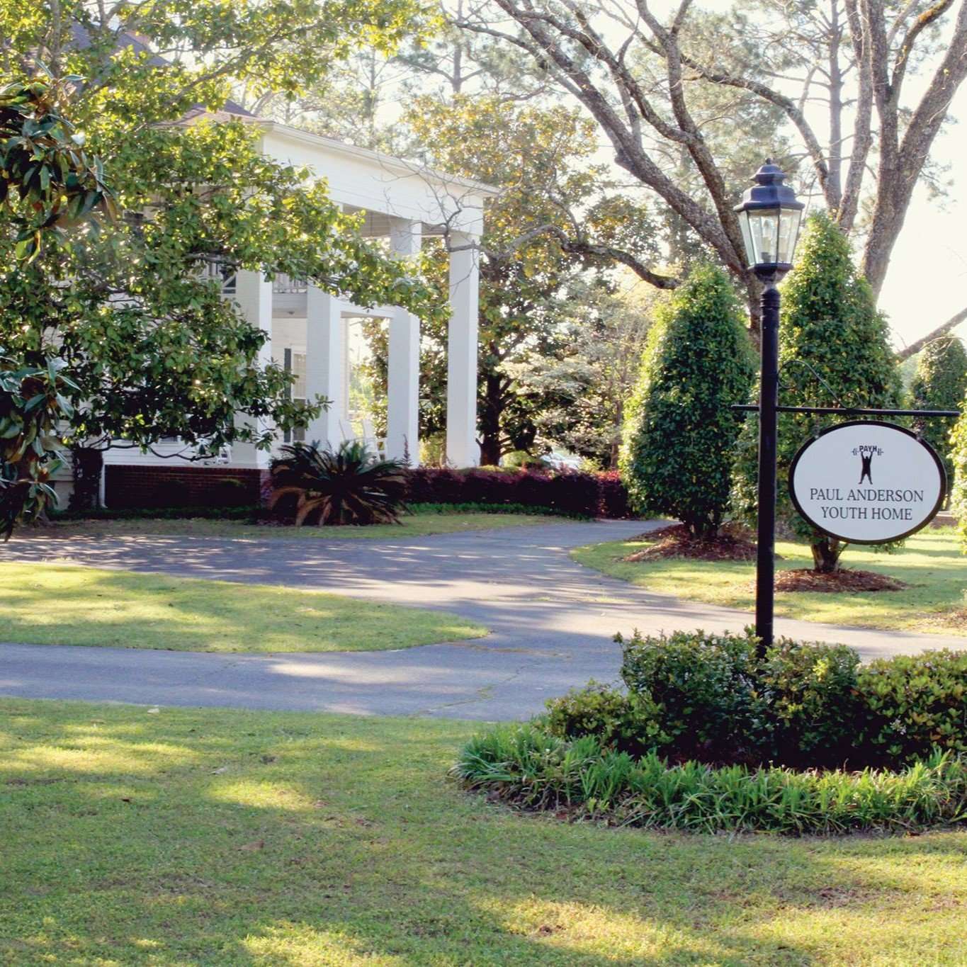 Paul Anderson Youth Home front entrance. 