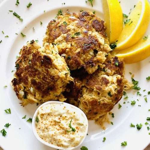 Lion's Mane Mushroom Crab Cakes