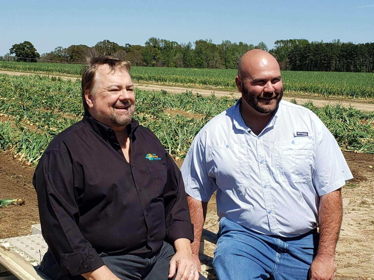 Chip interviews Aries Haygood in his Vidalia onion farm. 