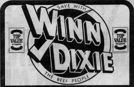 Vintage Winn-Dixie sign. 