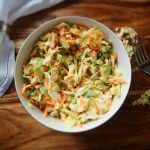 Tangy Cider Slaw in bowl.