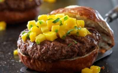 Flavor Of The Week: Caribbean Beef Burgers With Mango Salsa