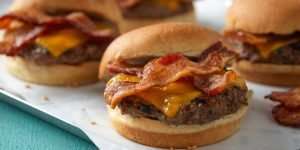 Maple Bacon Beer Burger