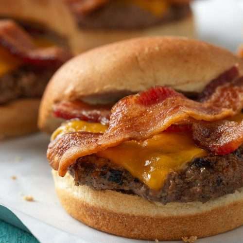 Maple Bacon Beer Burger