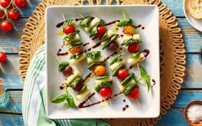 Summertime Caprese Skewers