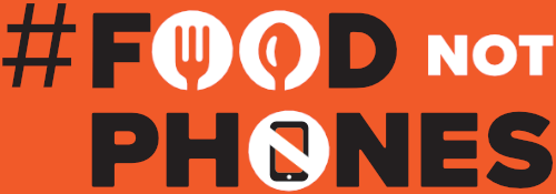 Food Not Phones logo