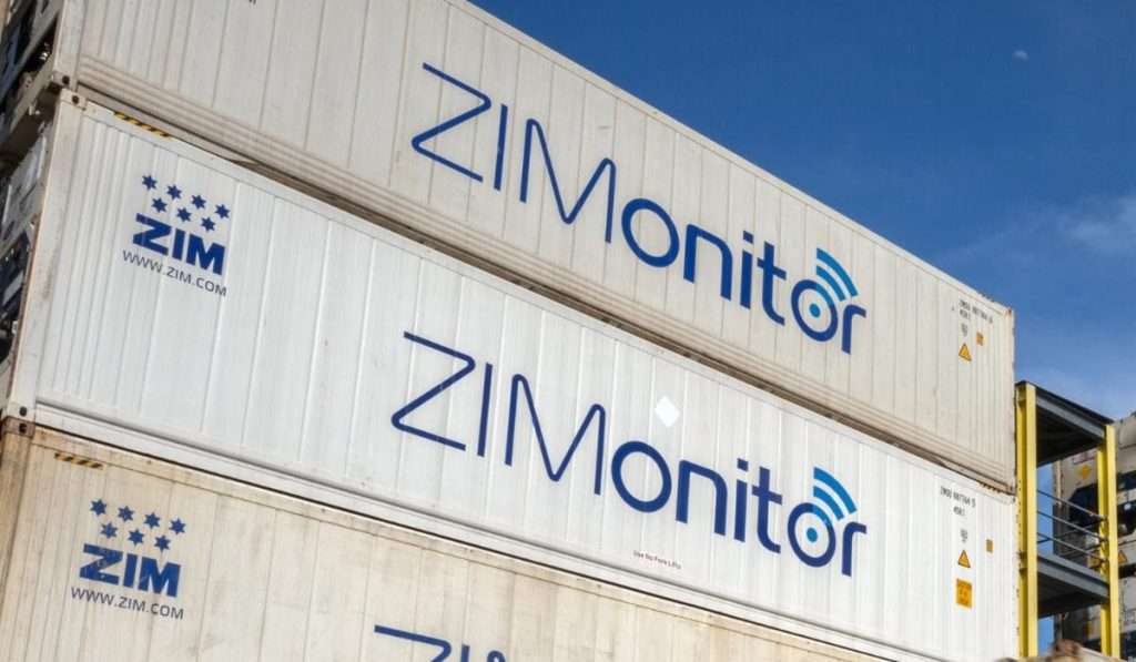 ZIMonitor containers stacked at Georgia's Port of Savannah