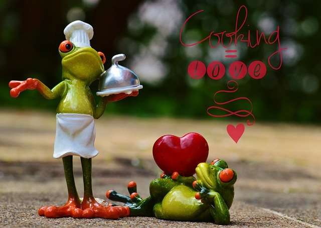 Frog and Heart Cooking With Love