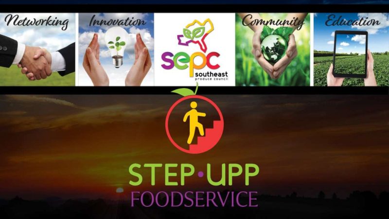 SEPC logo and STEP-UPP Foodservice Logo