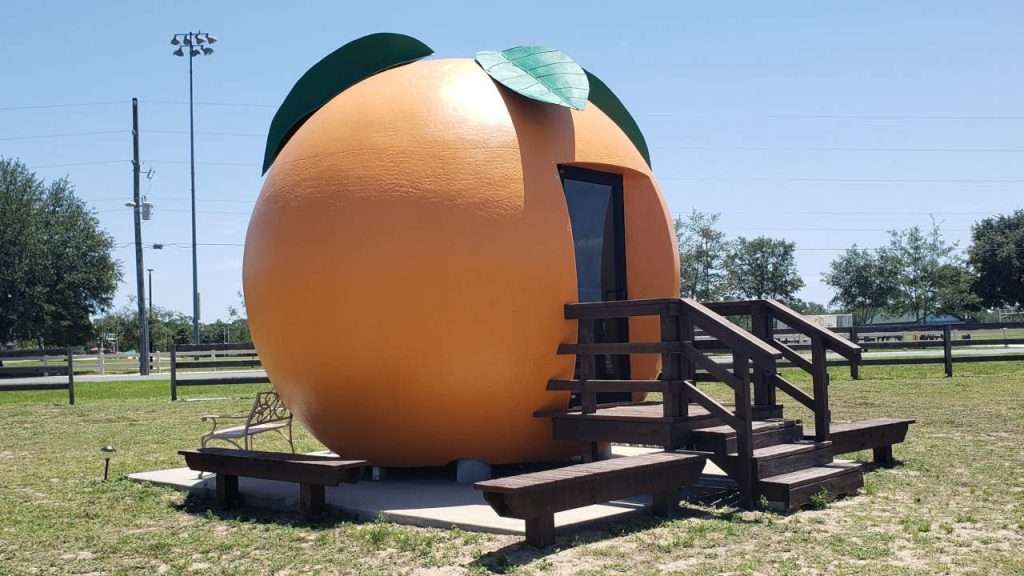 Sunsational Farms Orange Monument.