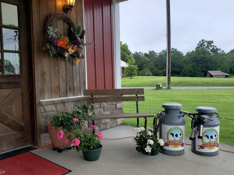 Hickory Hill Milk front porch. 