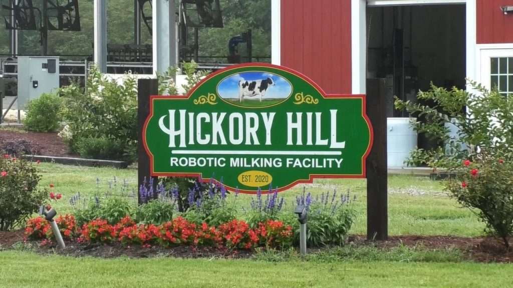 Hickory Hill Milk Robotic Dairy Facility Entrance
