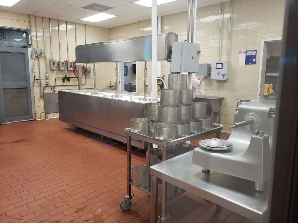 Clemson University cheese making vat. 