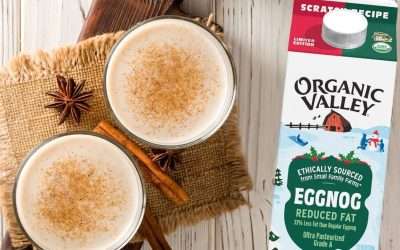 It’s Here! Organic Valley Launches Limited-Time-Only Organic Reduced Fat Eggnog