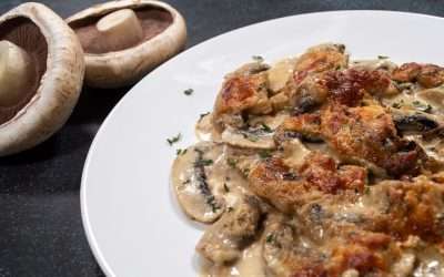 Scalloped Mushrooms