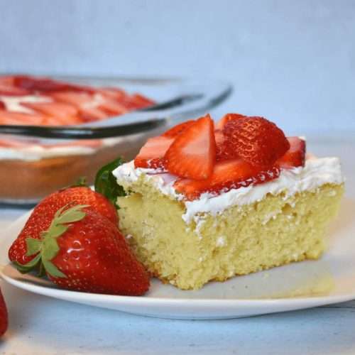 Strawberry Shortcake plated.