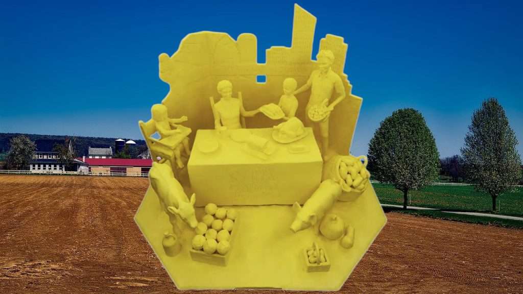 33rd Butter Sculpture - "Table for All: Pennsylvania Dairy Connects Communities"