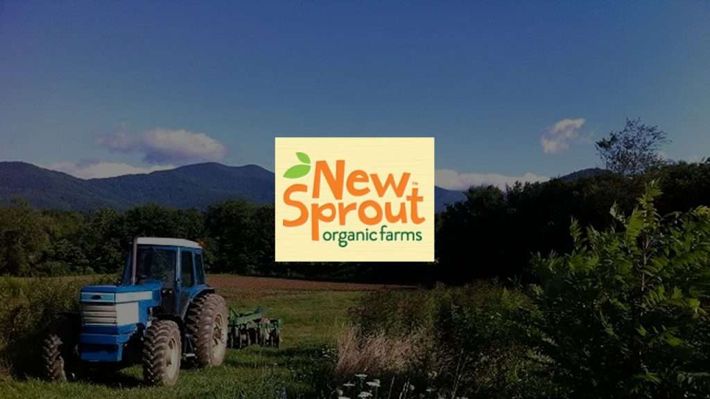 New Sprout Organic Farms, Black Mountain, NC, Logo.