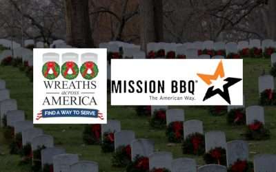 MISSION BBQ Customers Donate $347,068 To Sponsor Veterans’ Wreaths For Placement On National Wreaths Across America Day 2024