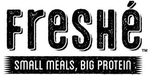 Freshe Meals logo in black and white.