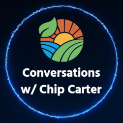 Conversations w/ Chip Carter with Where The Food Comes From Logo 