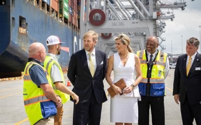 Georgia Ports Authority Hosts King And Queen Of The Netherlands