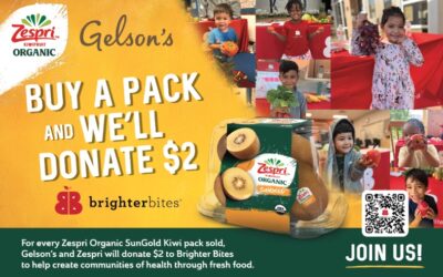 Brighter Bites, Zespri Kiwifruit And Gelson’s Collaborate For In-Store Promotion