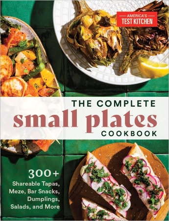 'The Complete Small Plates Cookbook' cover. 