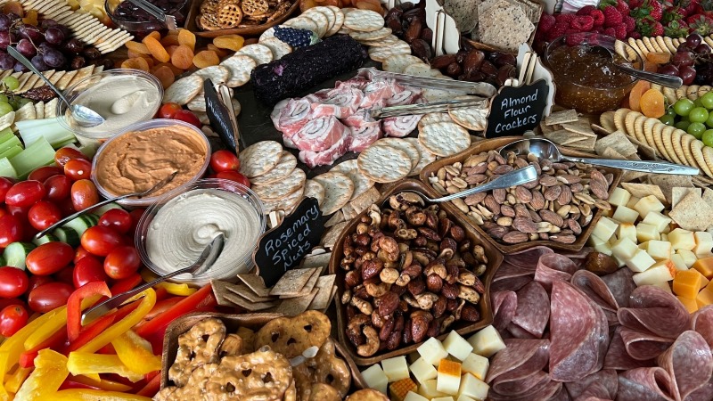 Charcuterie board.