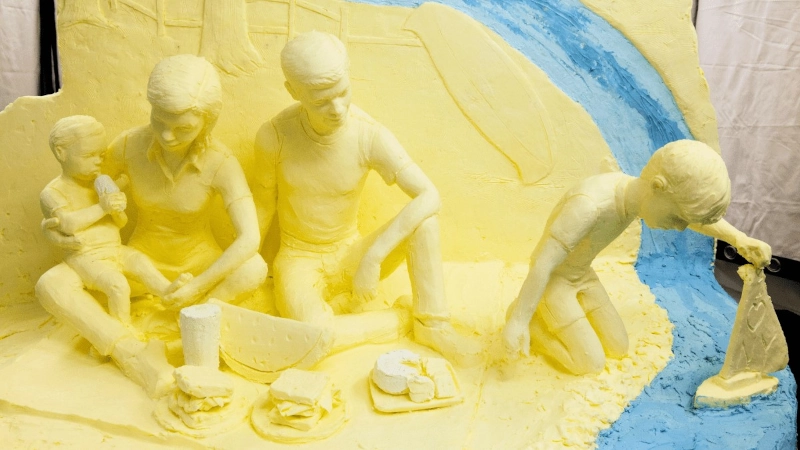 Amazing Sculptures Are All Butter At NY State Fair