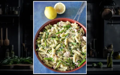 Flavor Of The Week: Lemon Dill Salmon Pasta With Asparagus