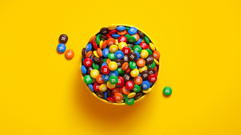 Bowl of M&Ms