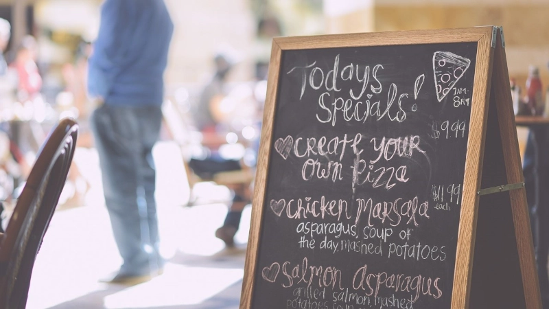 Chalkboard Menu