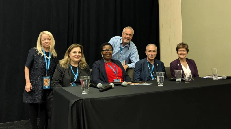 Panel of speakers at a World Food Prize side event