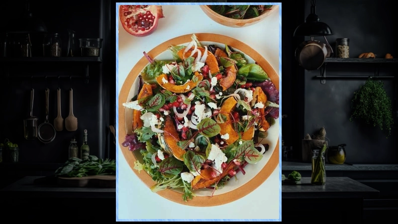 Sweet and savory fall inspired salad.