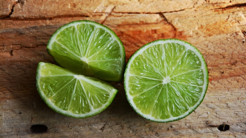 Lime slices